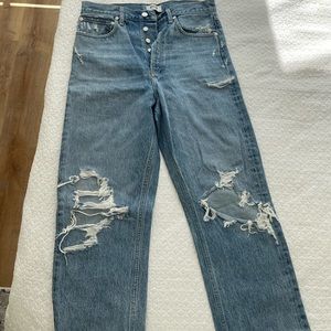 Agolde 90s Mid Rise Loose Fit in Fall Out